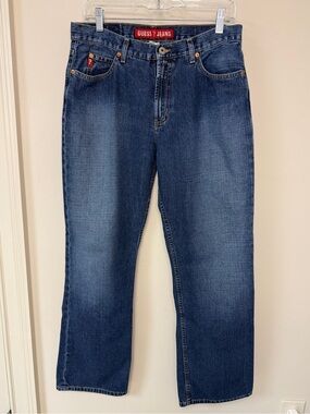 GUESS?: Women's Vintage Jeans, Classic Straight Blue Denim Size 32